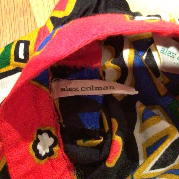 Vintage Alex Colman bright patterned maxi skirt - Picture 8 of 10